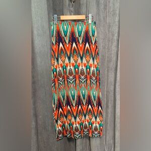 Ardene Aztec Print Skirt SMALL